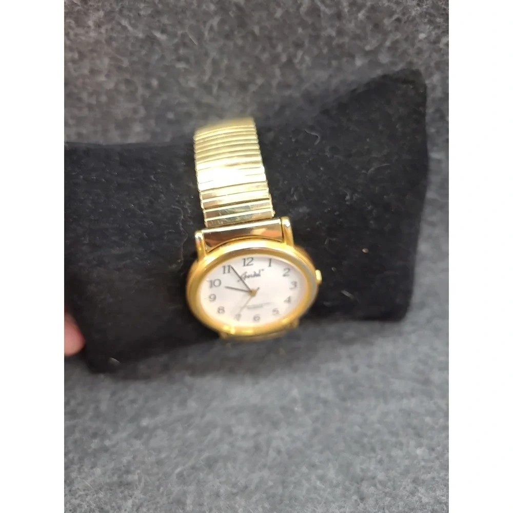 Vintage Speidel Watch Goldtone Quartz 6